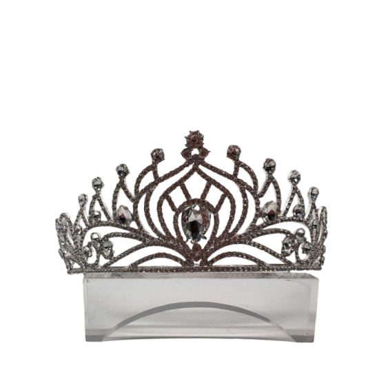 Diamond-Studded Bridal Crown Korean Style Headband Luxurious High-End Alloy Crown