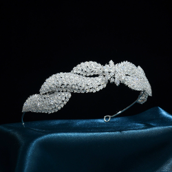 Snowflake Feather Headband Crown Accessories Hair Crown Headdress