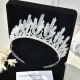 High-Grade Zircon Crown Wedding Bride Crown Princess Hair Accessories