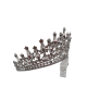 Luxury Diamond Crystal Crown Crown Female Wedding Headdress Alloy Crown