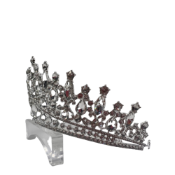Luxury Diamond Crystal Crown Crown Female Wedding Headdress Alloy Crown