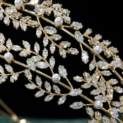 Fairy Three-Layer Rhinestone Sweet Headband Crown DIY All-Match Hair Accessories