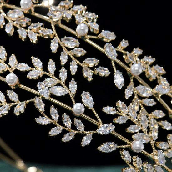 Fairy Three-Layer Rhinestone Sweet Headband Crown DIY All-Match Hair Accessories