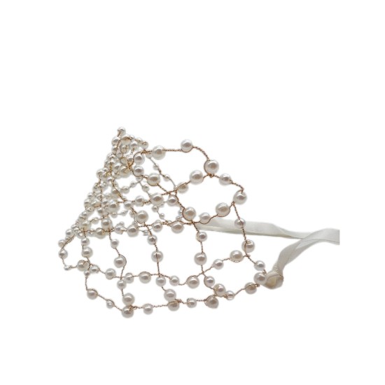 Bridal Headdress Hair Accessories Fairy Handmade Pearl Flower Headband