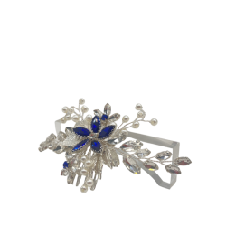 Sapphire Hair Comb Handmade Hair Ornaments Fashionable Hair Comb