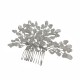 Crystal Comb And Hairpin With Elegant Handmade Beaded Hair Accessories