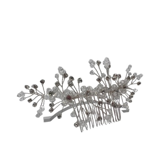 Crystal Hair Comb Hair Accessories Fairy Handmade Beaded Hair Comb Hair Accessories