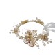 Flower Wreath Braided Headband Flower Girl Pearl Headdress
